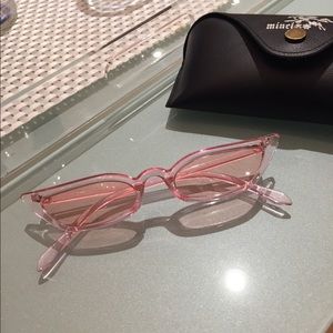 Skinny pink 90s sunglasses - nwot